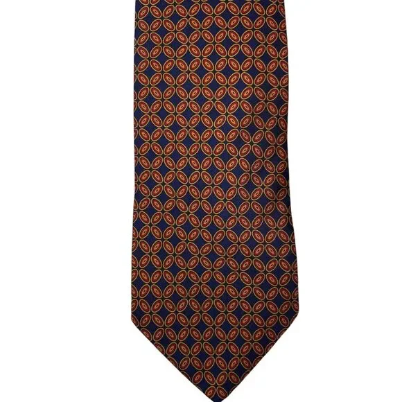 Brooks Brothers Silk Tie 58" Men's Multicolor Made In USA Vintage Career Office - Picture 1 of 8